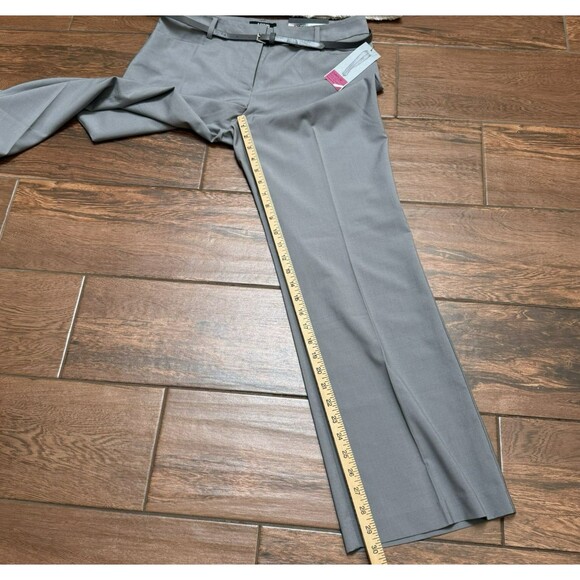 Apt 9 Curvy Fit Straight Leg Belted Trouser Pants Women's Sz 8S NWT - Picture 5 of 9